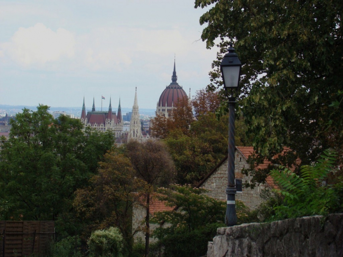 Budapeszt - widok z zamku na Peszt