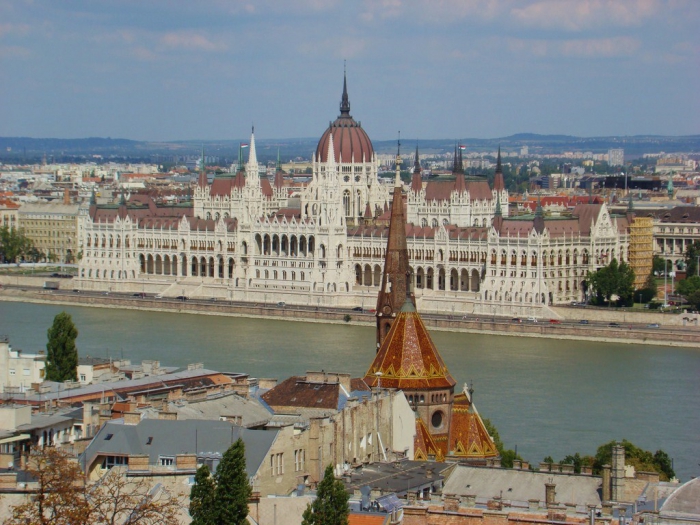 Budapeszt - Widok na Parlament